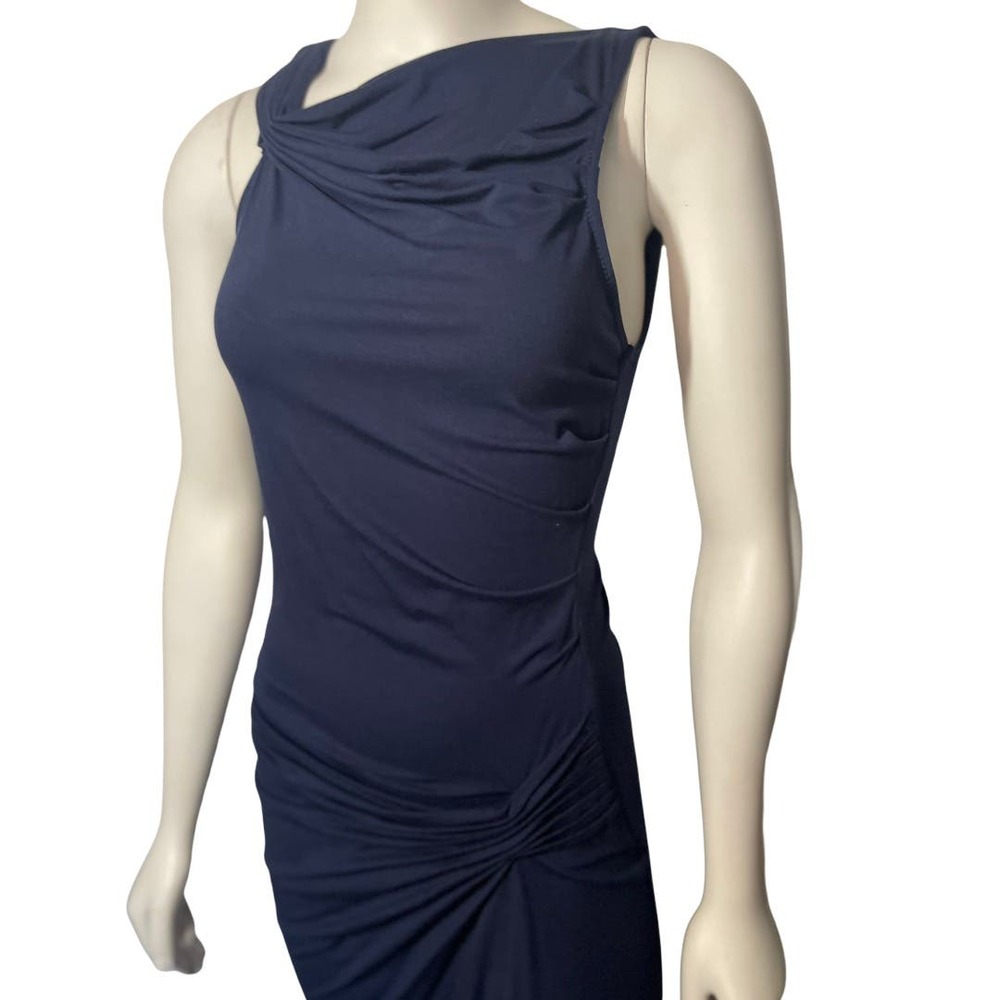 Max‎ Studio navy sleeveless dress S NWT, wedding guest, old money, body con
